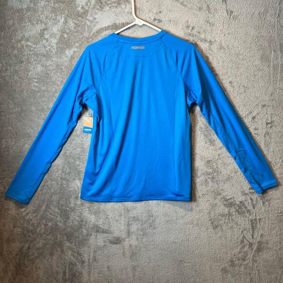 Hoka One Performance Long Sleeve Size Medium Blue New - Picture 4 of 7